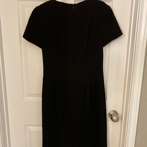 Ladies midi black dress size 8 - Picture 6 of 9